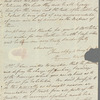 Thomas Walker to Anna Maria Porter, autograph letter signed