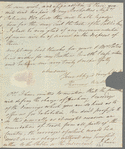 Thomas Walker to Anna Maria Porter, autograph letter signed