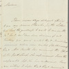 William Frederick, Duke of Gloucester to Miss Porter, autograph letter signed