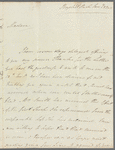 William Frederick, Duke of Gloucester to Miss Porter, autograph letter signed