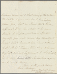William Frederick, Duke of Gloucester to Miss Porter, autograph letter signed