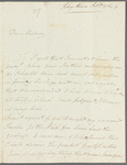 William Frederick, Duke of Gloucester to Miss Porter, autograph letter signed