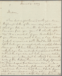 William Waldegrave, Lord Radstock to Jane Porter, autograph letter signed