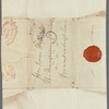William Waldegrave, Lord Radstock to Jane Porter, autograph letter signed