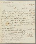 Owen Rees to Robert Ker Porter, autograph letter signed