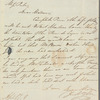 Owen Rees to Robert Ker Porter, autograph letter signed