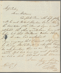 Owen Rees to Robert Ker Porter, autograph letter signed