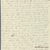 Henry Wolsey Bayfield to Eliza Bayfield, letter signed (copy)