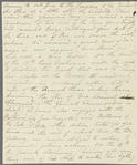 Henry Wolsey Bayfield to Eliza Bayfield, letter signed (copy)