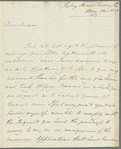 William Frederick, Duke of Gloucester to Miss Porter, autograph letter signed