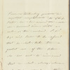 Prince Ludwig von Starhemberg to Miss Porter, autograph letter third person