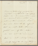 Prince Ludwig von Starhemberg to Miss Porter, autograph letter third person