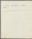 Prince Ludwig von Starhemberg to Miss Porter, autograph letter third person