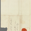 Prince Ludwig von Starhemberg to Miss Porter, autograph letter third person