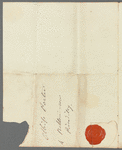 Prince Ludwig von Starhemberg to Miss Porter, autograph letter third person