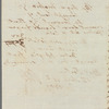 W. B. to Jane Porter, autograph letter signed