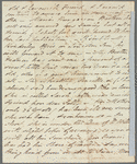 John Johnson to Mrs. Porter, autograph letter (incomplete)