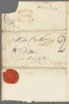 Prince Ludwig von Starhemberg to Miss Porter, autograph letter third person