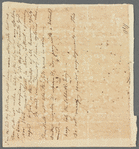 Thomas Brown to Mrs. Porter, autograph letter signed