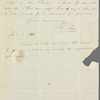 Thomas Rees to Miss Porter, autograph letter signed