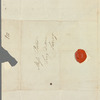 Thomas Rees to Miss Porter, autograph letter signed