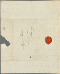 Thomas Rees to Miss Porter, autograph letter signed