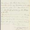 William Frederick, Duke of Gloucester to Jane Porter, autograph letter signed