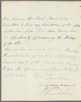 William Frederick, Duke of Gloucester to Jane Porter, autograph letter signed