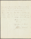 William Frederick, Duke of Gloucester to Robert Ker Proter, autograph letter signed