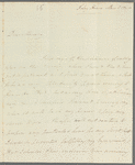 William Frederick, Duke of Gloucester to Miss Porter, autograph letter signed