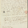 "A Renfrewshire Man" to Jane Porter, autograph letter