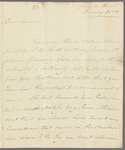 William Frederick, Duke of Gloucester to Miss Porter, autograph letter signed