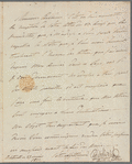 Gustav IV Adolf, King of Sweden to Monsieur Cockburn, letter signed
