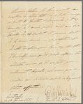 Gustav IV Adolf, King of Sweden to Monsieur Cockburn, letter signed