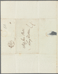 Thomas Hammersley to Jane Porter, autograph letter signed