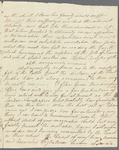 John O'Neill to unidentified recipient, autograph letter signed