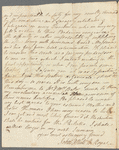 John O'Neill to unidentified recipient, autograph letter signed
