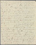 J. E. O'Neill to Jane Porter, autograph letter signed