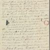 J. E. O'Neill to Jane Porter, autograph letter signed