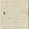 J. E. O'Neill to Jane Porter, autograph letter signed