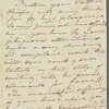 Mary Ann Hanway to Jane Porter, autograph letter signed