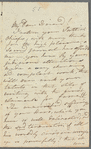 Mary Ann Hanway to Jane Porter, autograph letter signed
