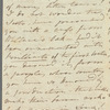 Mary Ann Hanway to Jane Porter, autograph letter signed