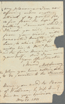 Mary Ann Hanway to Jane Porter, autograph letter signed