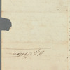 Mary Ann Hanway to Jane Porter, autograph letter signed