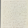 Joseph Fox to Miss Porter, autograph letter signed