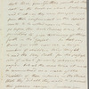 Joseph Fox to Miss Porter, autograph letter signed
