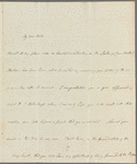 Unidentified sender to Robert Ker Porter, autograph letter signed