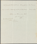 Unidentified sender to Robert Ker Porter, autograph letter signed