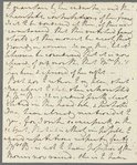 William Waldegrave, Lord Radstock to Jane Porter, autograph letter signed